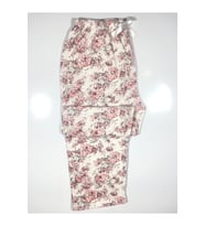 Pamuklu Cepsiz Kışlık Kadın Pijama Altı pmk10 (Kırmızı)