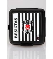 Beşiktaş Lisanslı Plastik Beslenme Kabı/Kutusu (Çizgili)
