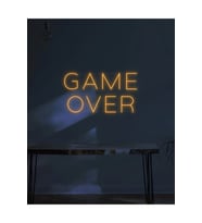 GAME OVER Yazılı Neon Tabela