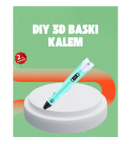 Mey İthalat® Üç Boyutlu 3D Yazıcı Kalem ABS ve PLA Uyumlu