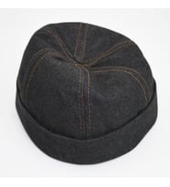Kadın Kot Şapka Denim Sipersiz Cap Siyah