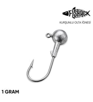 Jighead - Zoka - Kurşunlu Olta İğnesi - Gümüş - 1 gr