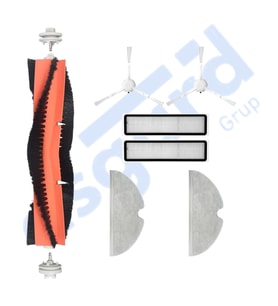 Dreame D9,D9 Max,L10 Pro,D9 Pro Uyumlu 1 Ana Fırça 2 Yan Fırça 2 Filtre 2 Mop PKT-iasgf0000130
