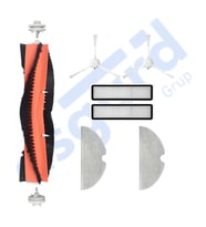 Dreame D9,D9 Max,L10 Pro,D9 Pro Uyumlu 1 Ana Fırça 2 Yan Fırça 2 Filtre 2 Mop PKT-iasgf0000130