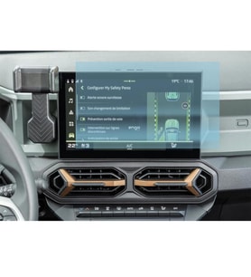 Renault Duster E-Tech 10.1 inç Ekran Koruyucu Multimedya (Şeffaf)