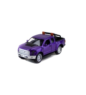 Metal Ford Ranger Pikap Çek Bırak Işıklı Mor 12 Cm