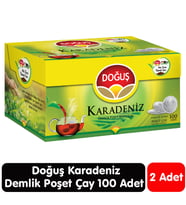 Doğuş Karadeniz Demlik Çay 100 Adet 2 Paket
