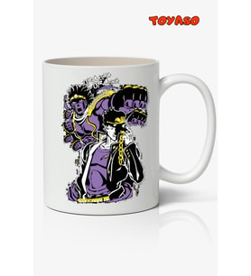 Jojo's Bizarre Adventure Anime Temalı Beyaz Kupa Bardak Sevgiliye Arkadaşa Hediye
