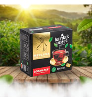 Mevlana Çay Siyah Bardak Poşet 50'li