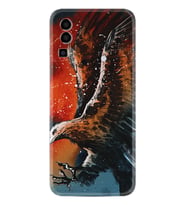 General Mobile Gm 23 Kılıf Silikon Desen Özel Seri Kartal Uçarken 1718