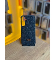 Samsung S24 Plus Uyumlu Taş Desenli Silikon Yumuşak Kılıf (Siyah)