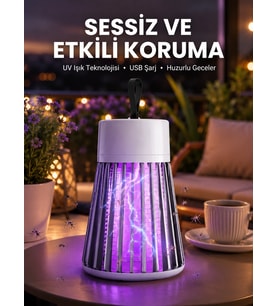 Kamp Ve Bahçe İçin Şarjlı Böcek Kovucu Lamba