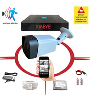 1' li 5 MegaPiksel SONY Lens 1080P 36 IR LED Metal Kasa Güvenlik Kamerası Seti_BS 236
