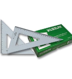Yıldızlar Plastik Gönye Seti 26 cm. (30-60-90 ve 45-45-90) 