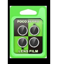 Poco X6 Pro Raze Metal Kamera Lens - Gümüş