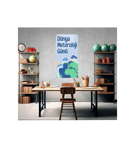 Dünya Meteroloji Günü Fotoğraf Panosu Branda 100x200