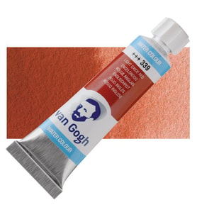 Talens Van Gogh 10 ml. Tüp Sulu Boya 339 Light Oxide Red 