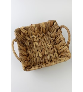 Hasır Rattan Ekmeklik Ekmek Sepeti Kare 20*20cm