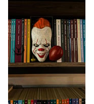 hayatvesanat  IT / Pennywise / Kitaplık Figürü / Kitap Tutucu