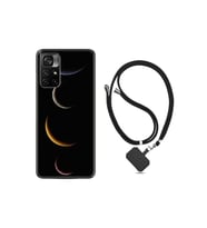 Xiaomi Poco X4 Pro Kılıf Ipli Boyun Askılı Desenli Silikon Gezegenler 1901