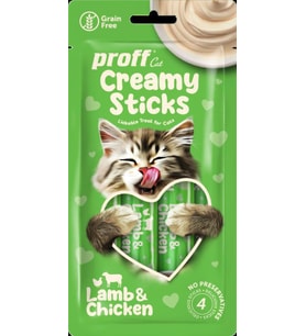 Proff Creamy Kuzu ve Tavuklu Kedi Ödülü 4'lü