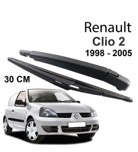 Clio 2 HB Arka Cam Silecek Kolu ve Süpürgesi M133B