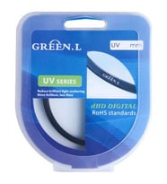 Green.L 67mm Slim MC UV (Ultra Violet) Filtre (Siyah)