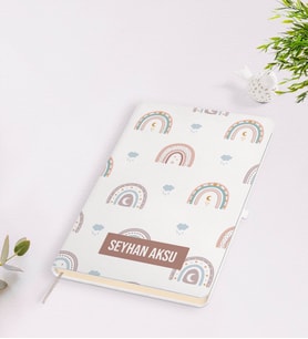 Kişiye Özel İsimli Beyaz Defter-27
