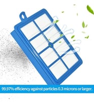 Edek Vakum Filtresi, 2 Parça Oksijen Vakum Filtresi, Hepa Toz Filtresi, Fc9172 Fc9087 Fc9083 Fc9258