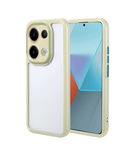 Xiaomi Poco M6 Pro 4G Kılıf Kamera Korumalı Renkli Kenar ve Çerçeve Tasarımlı Zore Vitamin Kapak
