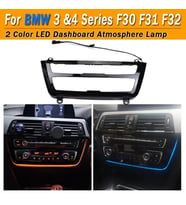 Bmw 4 Serisi F36 uyumlu klima çerçevesi ledli piano black