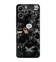 Xiaomi Redmi 12 Uyumlu Uyumlu Batman Aesthetic Tasarımlı Şeffaf Telefon Kılıfı