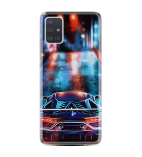 Samsung a71 A72 A73 A7 A9 2018 C7 C9 Kılıf Desenli Silikon Neon Cars 1724
