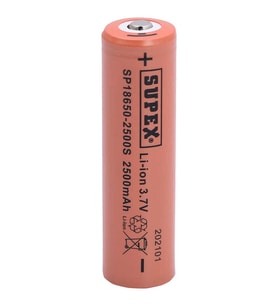 SP18650-2500S 3.7V 18650 Model 2500mAh Li-İon Uçlu Pil