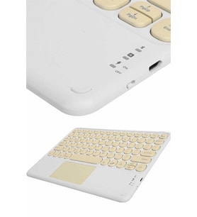 Profesyonel Wifi Q Klavye Bluetooth Klavye Touchpad 10.8 Inç