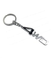4WD Metal Oto Anahtarlık Siyah Krom