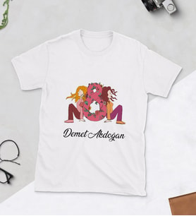 Kişiye Özel Kadınlar Günü Tasarımlı T-shirt