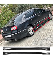 Vw Passat B6 Yan Marşpiyel Seti Mat Siyah Plastik 2 Adet 2005 2006 2007 2008 2009 2010