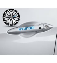 H yundai Kapı Kolu Sticker 10Adet MD3