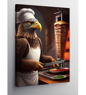 Kanvas Tablo Dönerci Kartal
