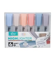Cengo 6lı Fosforlu Kalem Cream Renkler CGO804