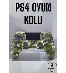 PS4 Oyun Kolu Kamuflaj Desenli Joystick