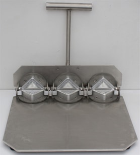 3 Kalıplı Empanada, Sambousek, Börek, Poğaça, Mantı Kalıplama Hamur Kapatma Makinesi - 10 cm ERGAL Çelik Alüminyum Kalıp - 316 SS Paslanmaz Çelik