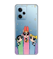 Redmi Note 12 Pro 5G Uyumlu Powerpuff Girls Desenli Şeffaf Telefon Kılıfı