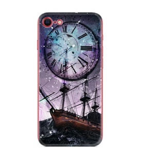 Apple iPhone 5 6 7 8 Plus Se XR Kılıf Desemli Silikon Time 1749