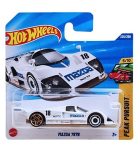 Hot Wheels Mazda 787B - Beyaz (1/64) 2025 Case
