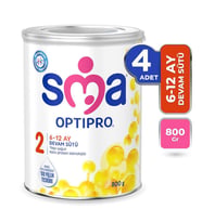 SMA Optipro 2 Bebek Maması 800 gr 4 Adet