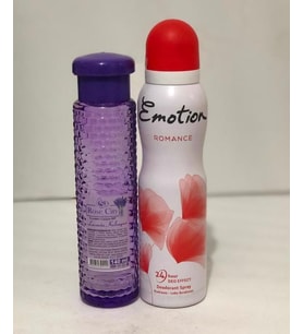 Rose City Lavanta Kolonyası 150 ml Alana Emotion Romance Deodorant 150 ml Hediye