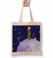 Le Petit Prince Küçük Prens 06 Bez Çanta Uzun Saplı
