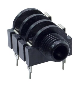 6.3 mm Mono Dişi Jak Şaşe PCB Tipi